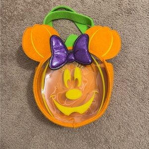 Vintage 1999 Disney Orange and Purple Minnie Mouse Kids Bag